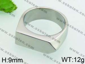Stainless Steel Special Ring - KR38827-TOT