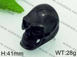 Stainless Skull Ring - KR38850-TOT