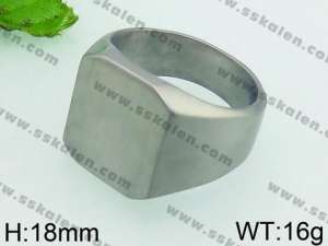 Stainless Steel Special Ring - KR38875-TOT