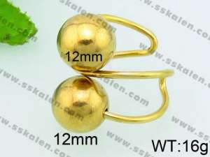 Stainless Steel Gold-plating Ring - KR39115-Z