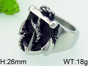 Stainless Steel Special Ring - KR39409-BD