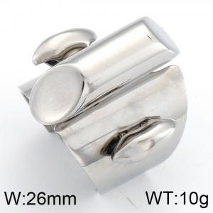 Stainless Steel Special Ring - KR39419-K