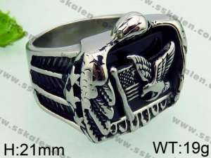 Stainless Steel Special Ring - KR39437-OT