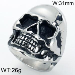 Stainless Skull Ring - KR39463-OT