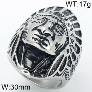 Stainless Steel Special Ring - KR39466-OT