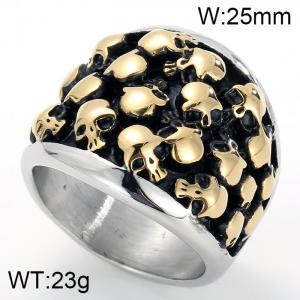 Stainless Skull Ring - KR39472-OT