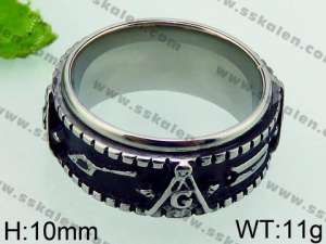 Stainless Steel Special Ring - KR39485-OT