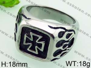 Stainless Steel Special Ring - KR39968-TLX