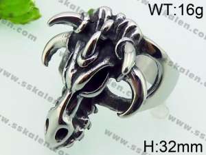 Stainless Steel Special Ring - KR39985-TLX