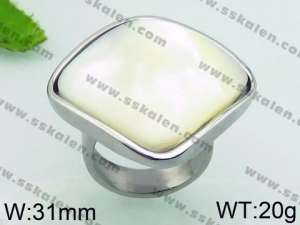 Stainless Steel Special Ring - KR40649-L