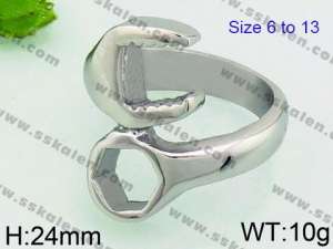 Stainless Steel Special Ring - KR41388-TJY