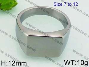 Stainless Steel Special Ring - KR41392-TJY