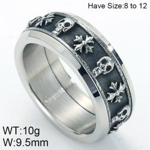 Stainless Skull Ring - KR41853-K