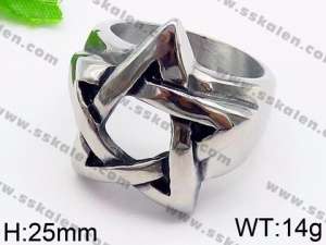 Stainless Steel Special Ring - KR43053-TLX