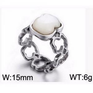 Stainless Steel Special Ring - KR43371-K