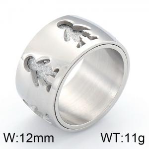 Stainless Steel Special Ring - KR43413-K