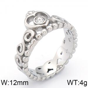 Stainless Steel Special Ring - KR43419-K
