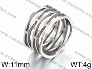 Stainless Steel Special Ring - KR44179-K