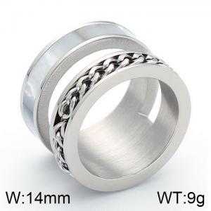 Stainless Steel Special Ring - KR44201-K