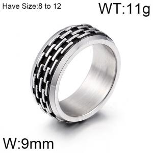 Stainless Steel Special Ring - KR44457-K