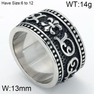 Stainless Steel Special Ring - KR44870-K