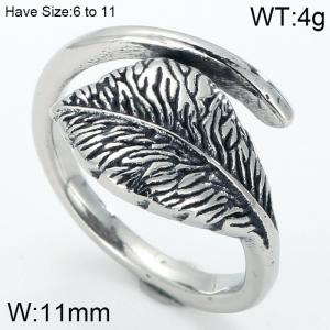 Stainless Steel Wire Ring - KR44930-K