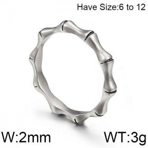 Stainless Steel Wire Ring - KR44931-K