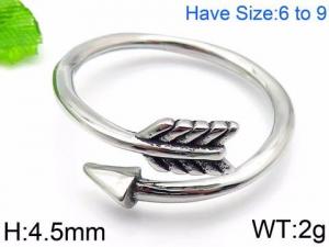 Stainless Steel Wire Ring - KR44932-TOM
