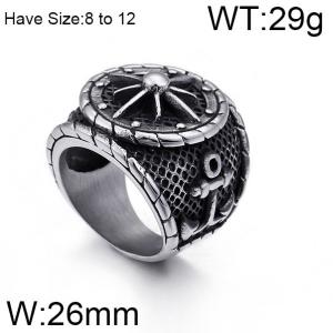 Stainless Steel Special Ring - KR45107-K