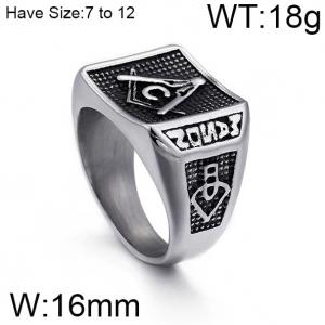 Stainless Steel Special Ring - KR45109-K