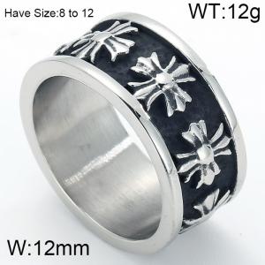 Stainless Steel Casting Ring - KR45127-BD