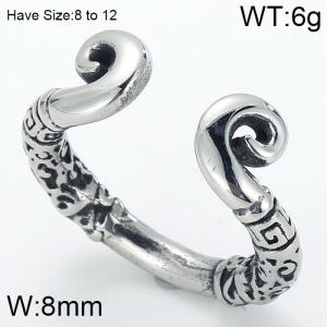 Stainless Steel Special Ring - KR45340-LU