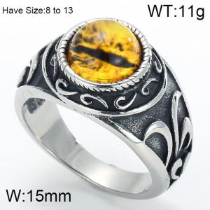 Stainless Steel Casting Ring - KR45349-BD