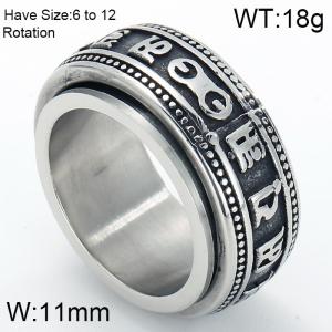 Stainless Steel Special Ring - KR45645-K