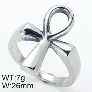 Stainless Steel Special Ring - KR46010-BD