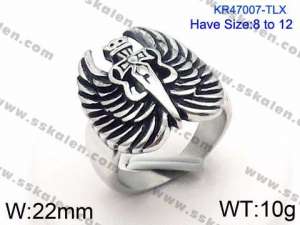 Stainless Steel Special Ring - KR47007-TLX