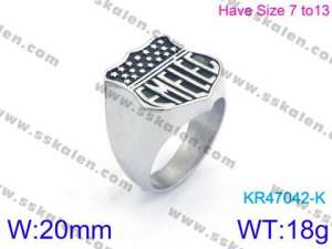 Stainless Steel Special Ring - KR47042-K