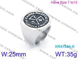 Stainless Steel Special Ring - KR47044-K