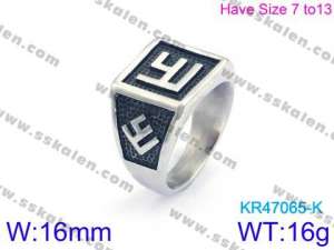 Stainless Steel Special Ring - KR47065-K
