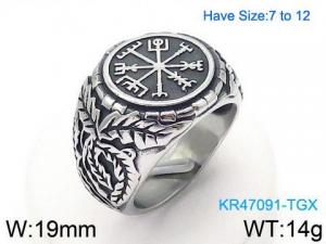 Stainless Steel Special Ring - KR47091-TGX