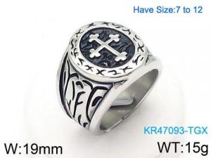 Stainless Steel Special Ring - KR47093-TGX