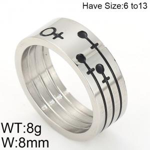 Stainless Steel Special Ring - KR47903-K