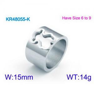 Stainless Steel Special Ring - KR48055-K