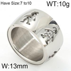 Stainless Steel Special Ring - KR48174-K