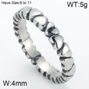 Stainless Steel Special Ring - KR48182-K