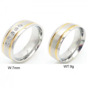 Stainless Steel Lover Ring - KR49517-K