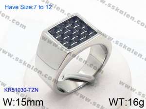 Stainless Steel Special Ring - KR51030-TZN