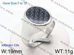 Stainless Steel Special Ring - KR51041-TZN