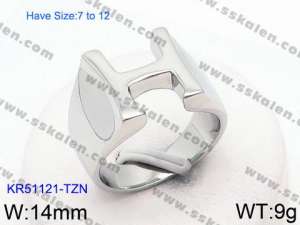 Stainless Steel Special Ring - KR51121-TZN