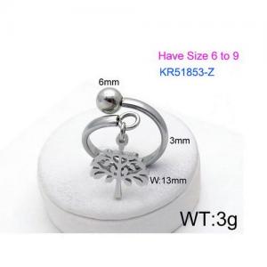 Stainless Steel Special Ring - KR51660-Z